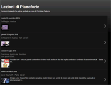 Tablet Screenshot of lezionipianoforte.com